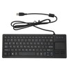 K 800 Keyboard with Touchpad Wired Ultra Thin Mini Compact