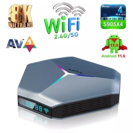 MiroTV A95X F4 8K Android 11.0 TV Box Amlogic S905X4 2.4/5G WiFi UHD_Rebranded MiroTV