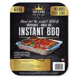 PMS 910058 Bar-b-king Instant Bbq With Steel Legs | 1pc. Accessory, Silver