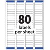 Avery Printable Return Address Labels with Sure Feed, 0.5" x