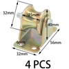4 PCS Heavy Duty Gate Wheels Rigid Track Pullyes,Colored Steel