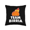 Team Birria Tacos - Funny Birria Restaurant Throw Pillow