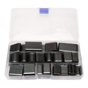 55Pcs Hollow Punch Cutter High Carbon Steel Rich Sizes Box