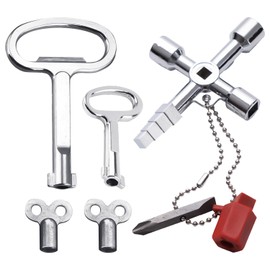 7 Piece Radiator Key, Meter Box Key, Radiator Valve Key, Radiator Key Set, Universal Radiator Key, Master Key, Multifunction Key