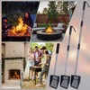 Bylion Hollow Out Fireplace Shovel Black Metal Coal Shovel, Fireplace