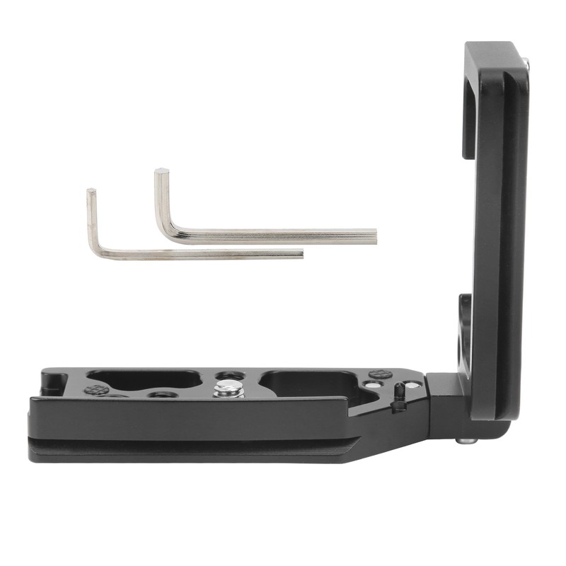 Aluminum Alloy Camera LShape Vertical Shooting Quick Release Plate for
