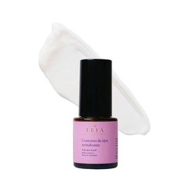 TEIA COSMETICOS Contorno de Ojos Revitalizante, Fórmula 99.1 Natural con Pepino, Aguacate y Rosa Mosqueta, Hidrata y Suaviza, Reduce Bolsas y Líneas  
