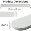 12Pcs Professional Nail Files, 100/180 Grit Double-Sided Nail Files Set