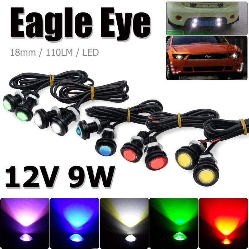 LED Eagle Eyes, Maso 2 Pcs 12V 9W Car Daytime
