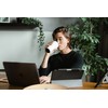 Sttoke Leakproof Ceramic Reusable Coffee Cup 12 oz - Angel