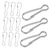 ORFOFE Stainless Steel Flagpole Clips 30pcs Flagpole Snap Hooks Boat