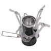 Backpacking Stove High Temperature Resistance Lightweight Foldable Gas Stove Adjustable