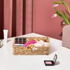 ULTECHNOVO Tissue Box Holder - Woven Rattan Tissue Box Cover