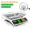 Price Computing Scale 88lb/40kg Commercial Food Scale for Produce Meat