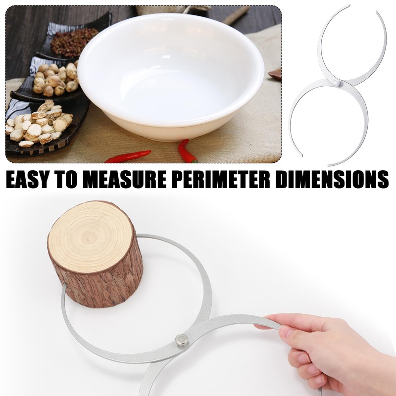 Saysurey Wood Turning Double Ended Bowl Calipers Stainless Steel Woodworking