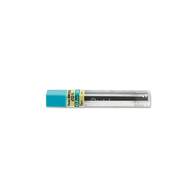 Pentel® - Super Hi-Polymer-Minen, 0,7 mm, HB, Schwarz, 12 Minen/Packung
