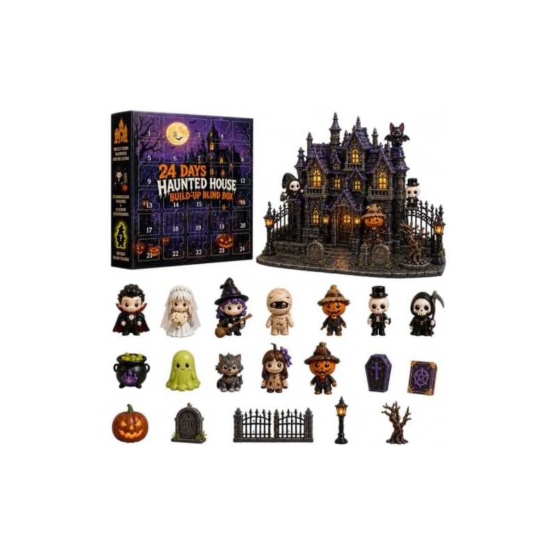 Calendario de Adviento de Halloween 2026 - Cuenta Regresiva Espeluznante
