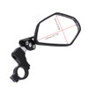 Aluminium Alloy 360° Rotating Bicycle Reflective Rear View Mirror Back