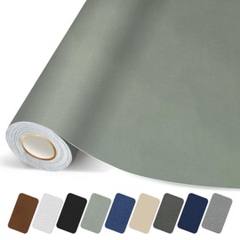 Lifenion Canvas Repair Patch, 35X79 Inch Strong Sticky Fabric Repair Tape, Self-Adhesive Fabric Patch for Sofas, Tote Bags, Clothing, Car Seats, Furniture (Grey, 35X79 Inch)