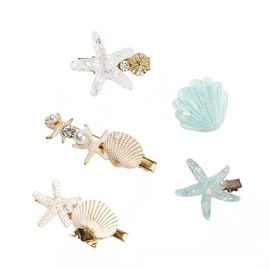 Starfish Hair Claws Clip Set for Women Girls Sea Star Hair Pins Girls Cute Headwear Styling Tools