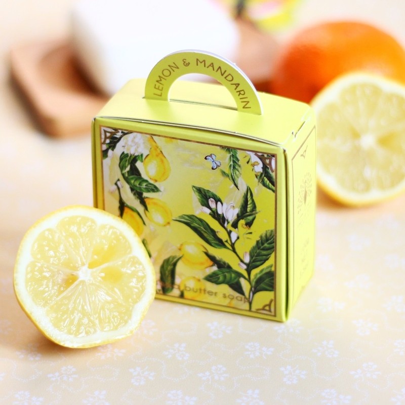 Luxury Guest Soap - Shea Butter Soap 100g - Lemon