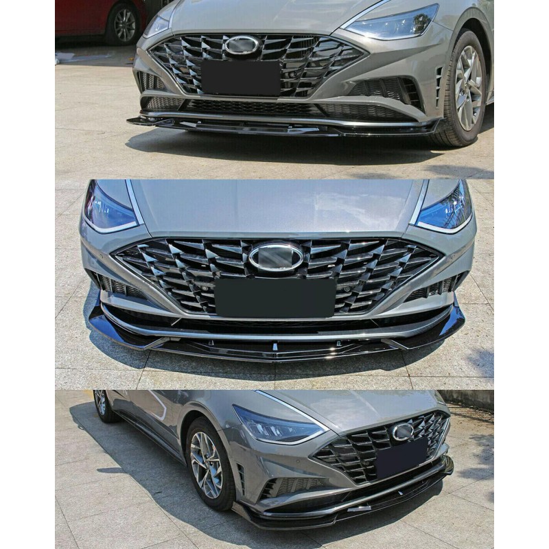 dtangor FITS 2020+ HYUNDAI SONATA GLOSSY BLACK V STYLE 3