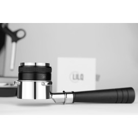LILQ 53mm Coffee Distributor Tamper |Adjustable Depth | Double Heads Portafilters Leveler | Compatible with Breville 54mm Portafilters | Coffee Espresso Distributor Tamper Tool