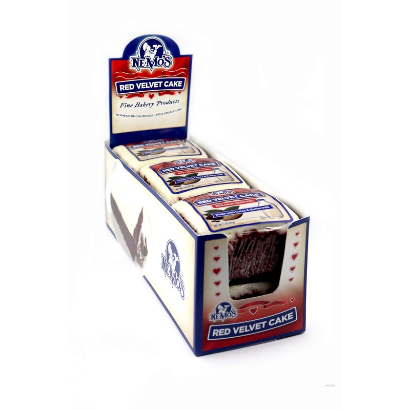 Ne-Mo's Bakery Red Velvet Cake Squares - 36 Pack