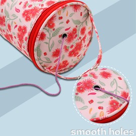 Coopay Small Yarn Storage Bag, Crochet Bag, Knitting Bag, Knitting Bag, Wool Holder for Beginners, Amigurumi Crochet Projects, Yarn Holder for 100g Skeins Dandelion