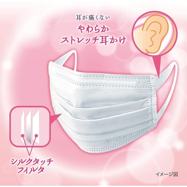 【2箱】超快適マスク 小さめ 50枚x2箱〔PM2.5対応 日本製 ノーズフィットつき〕(4903111581351-2)