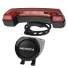 LED Bicycle Wireless USB Charging Smart Rear Light Turn Signal