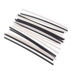 Alnicov 20pcs Guitar Bass Side Dot Fingerboard Musical Instrument Dots for Guitar Bass White and Black