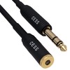 CESS-264 Black 6.35mm to 4.4mm Stereo Headphone Amplifier Adapter Cable
