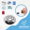 SinkShroom Ultra Revolutionary Bathroom Sink Drain Protector, Stainless Steel with