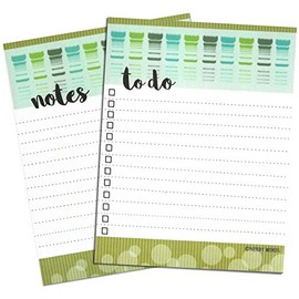 Gel Electrophoresis Inspired To Do List and Lined Notepad (2-Pack) by Nerdy Words