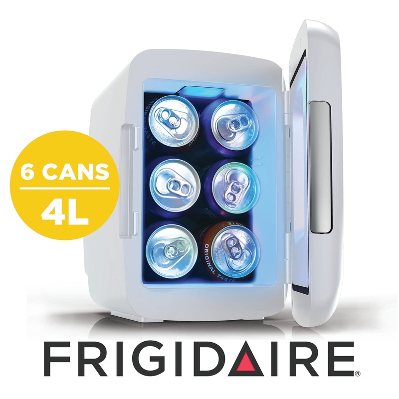 Frigidaire Gaming Light Up Mini Beverage Refrigerator, 6 can, 4