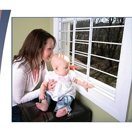 John Sterling 5Bar Window Guard 18x24-42 White