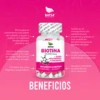 Biotina 10,000 mcg con Ácido Hialurónico y Colágeno – Suplemento