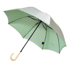 (Mt-riff-l Umbrella) Makita Shoten Long Umbrella, Riff, Vitamins for Your Mind! Rain Umbrella for Sunny or Rainy Weather, green (mint green)