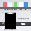 XHDA Plastic Clipboard A4 Pack of 6, Multicolour A4 Clipboard