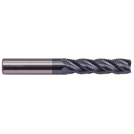 BestParts 1/2" Solid Carbide Roughing End Mill, ALCrSiN Nano Coated, 4 Flute, 35 Degree Helix, 1/2" Cutting Diameter, 1/2 inch Shank Diameter, 2" Length of Cut, 4" Overall Length