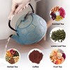 MILVBUSISS Cast Iron Teapot, 40oz Tea Kettle with Infuser for