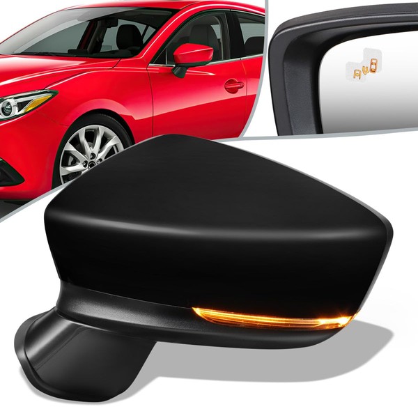 OE Style Driver Left Side Mirror Manual Folding Power Adjust