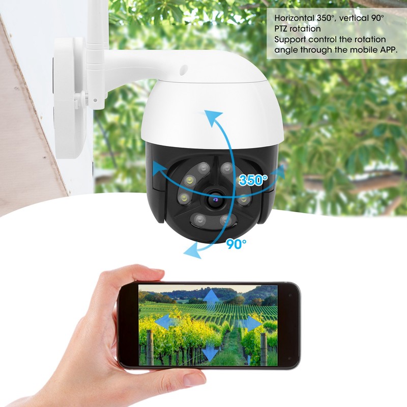 Security Camera 8 LED WIFI Cam IP66 Motion Detection Night