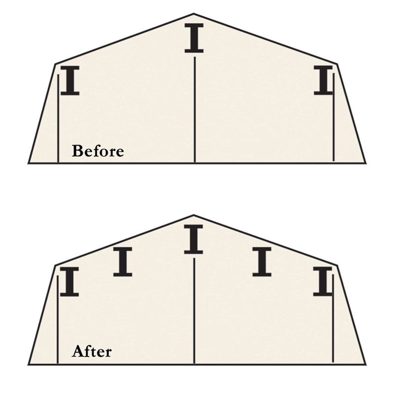 Arrow 6586 Roof Strengthening Kit for Shed Roofs, 6 by