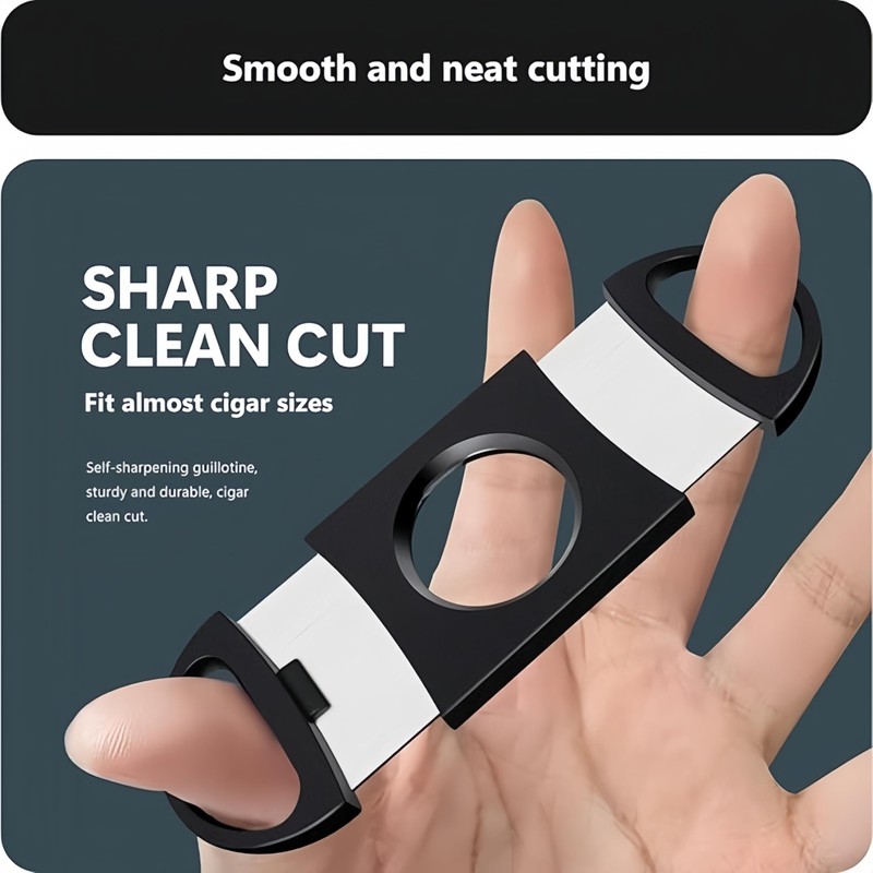 Cigar Cutter Set - Guillotine Double - Blade Cigar Cutters