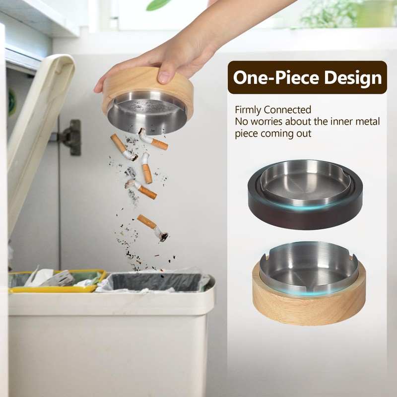 JSVER Ashtray with Lid