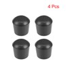 sourcing map Rubber Furniture Caps 28mm Inner Diameter Round Table