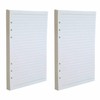 iwobi 4 Pack Line A5 Refill Paper, 6 Holes Refillable