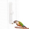 Hypeety Leak-Proof Bird Water Bottle for Cage Clear No Spill